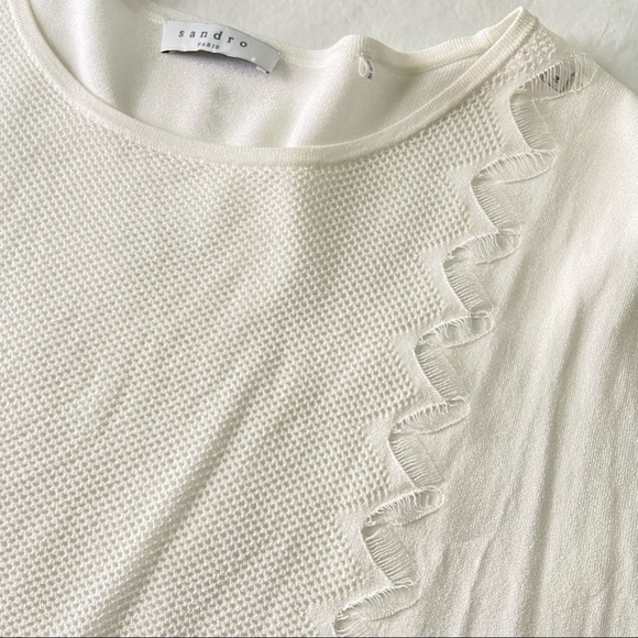 Sandro Mesh Pullover Medium - Picture 5 of 10